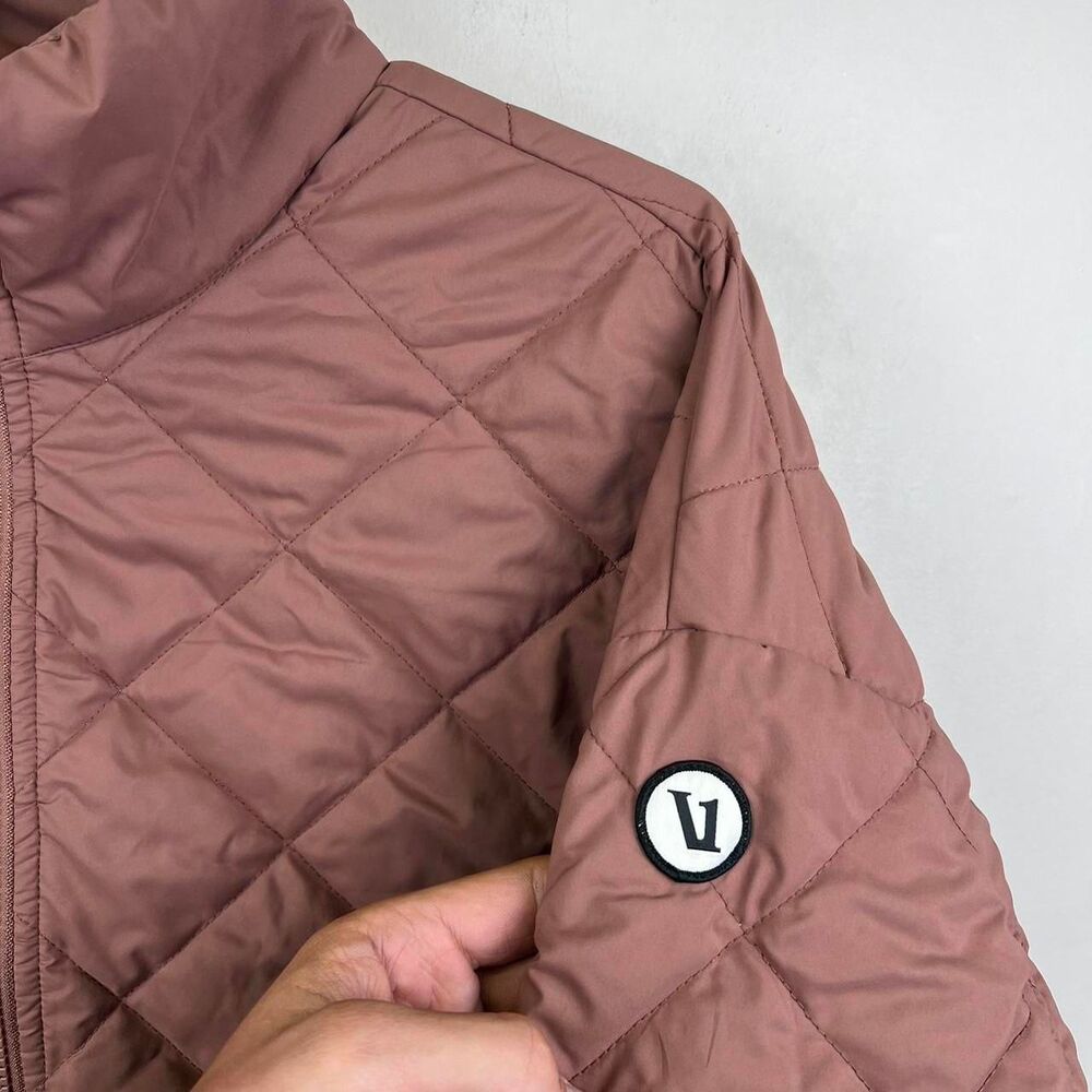Vuori Quilted Puffer Jacket in Mauve - Picture 5 of 7